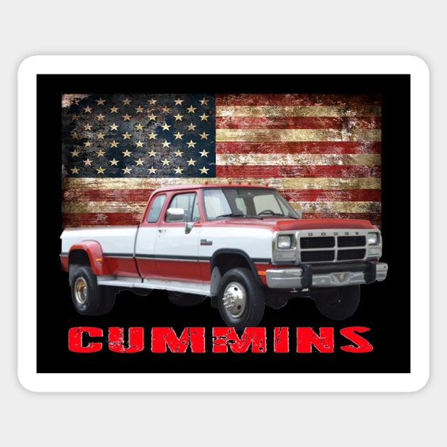 DODGE RAM CUMMINS DIESEL FIRST GEN Sticker by Cult Classics